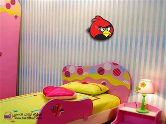 ساعت دیواری کودکانه angry birds