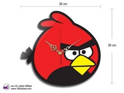 ساعت دیواری angry birds